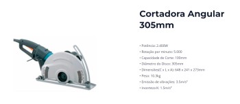 Aluguel de Cortadora Angular na Vila Alzira - GRU