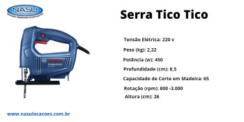 Aluguel de Serra Tico Tico no Jardim Monte Alto - GRU