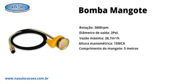 Aluguel de Bomba Mangote em Alto de Pinheiros