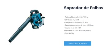 Aluguel de Soprador no Bambi Parque Residencial