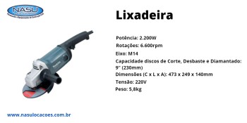 Aluguel Lixadeira em  Guararema