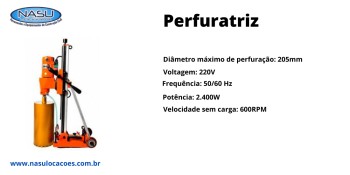 Locação de Perfuratriz no Glicério